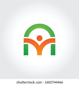 Initial Letter AY Logo Design - Medical AY Young Logo Design