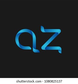 Initial Letter AZ Logo Design