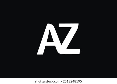 Initial letter az logo design creative modern symbol icon monogram