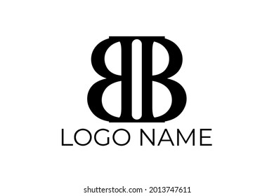 initial letter B, BB, logo icon design elements