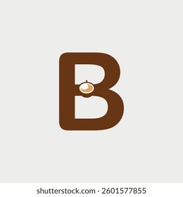 Initial Letter B Coffee Cup logo design. Coffee Shop design concept alphabet font. Vector Illustration.