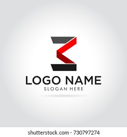 Initial Letter B Design Logo modern illustration