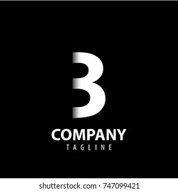 Initial Letter B Design Logo