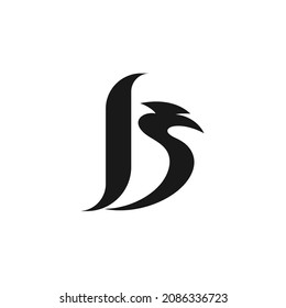 Initial Letter B, Eagle Falcon Hawk Phoenix Flying Birds Logo Design Inspiration