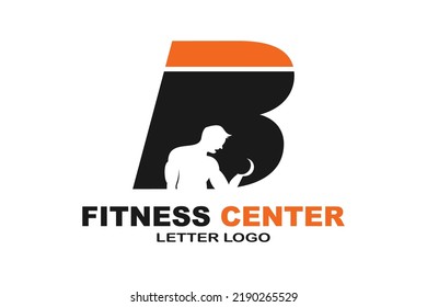 Initial Letter B Fitness Logo Stock Vector (Royalty Free) 2190265529 ...