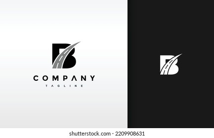 initial letter B highway logo