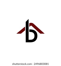 Anfangsbuchstabe B Haus Immobilien Logo Design