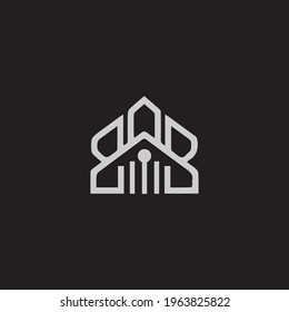 Initial letter B logo and BB logo vector graphic design, minimal, icon, font, symbol, sign, monogram, template, logotype, branding for premium business typeface.