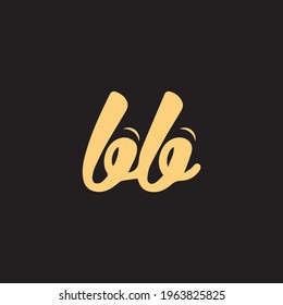 Initial letter B logo and BB logo vector graphic design, minimal, icon, font, symbol, sign, monogram, template, logotype, branding for premium business typeface.