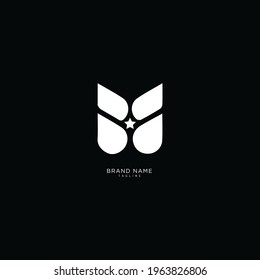 Initial letter B logo and BB logo vector graphic design, minimal, icon, font, symbol, sign, monogram, template, logotype, branding for premium business typeface.