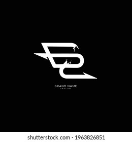 Initial letter B logo and BB logo vector graphic design, minimal, icon, font, symbol, sign, monogram, template, logotype, branding for premium business typeface.