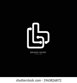 Initial letter B logo and BB logo vector graphic design, minimal, icon, font, symbol, sign, monogram, template, logotype, branding for premium business typeface.