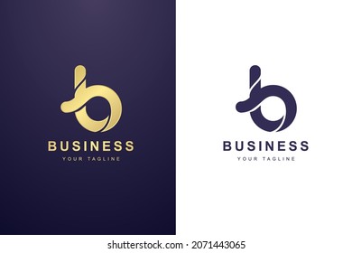 Initial Letter B Logo For Business or Media Company.