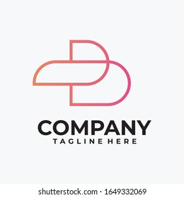 initial letter b logo design vector inspiration