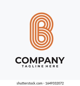 initial letter b logo design vector inspiration