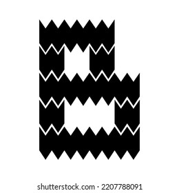 Initial letter B logo design.