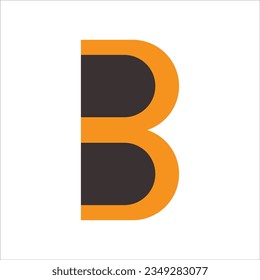 initial letter b logo design