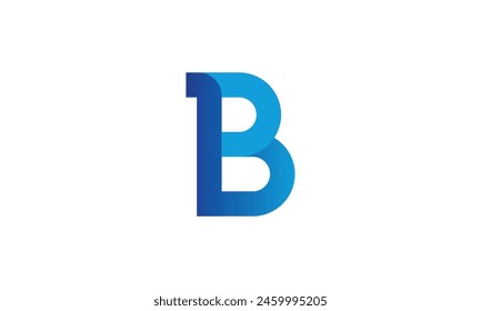 Letra inicial B Diseño de logotipo. B Diseño de logotipos. Logo B creativo y moderno.