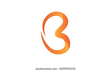 Initial Letter B Logo Design. B Logo Design. Creative And Modern B logo.