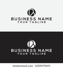 Initial Letter B Logo Design. B Logo Design. Creative And Modern B logo Minimal And Simple monogram