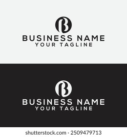 Initial Letter B Logo Design. B Logo Design. Creative And Modern B logo Minimal And Simple monogram