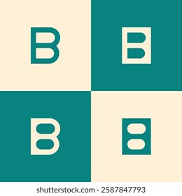 Initial Letter B Logo Design. B Logo Design. Creative And Modern B logo.
