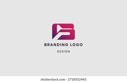 Projeto inicial do logotipo da letra B. isolado no fundo branco
