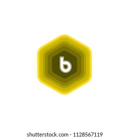 Initial Letter B Logo Icon Design Template Element