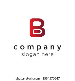 initial letter B logo icon deisgn template elements - vector sign. Business card templates.