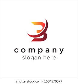 initial letter B logo icon deisgn template elements - vector sign. Business card templates.
