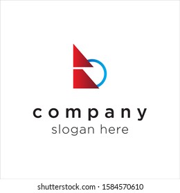initial letter B logo icon deisgn template elements - vector sign. Business card templates.