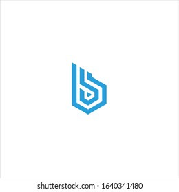 Initial Letter B Logo Icon Design Template Elements - Vector