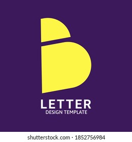 Initial Letter B Logo Icon Konzept. Creative Minimal Alphabet Emblem Design Template. Grafisches Symbol für die Unternehmensidentität.Creative Vector Graphic Element.