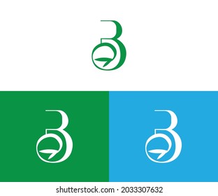 Initial Letter B Logo Manual design