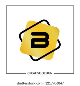 Initial Letter B Logo Template Design Vector Illustration