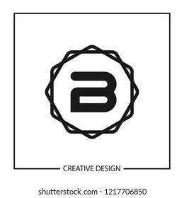 Initial Letter B Logo Template Design Vector Illustration