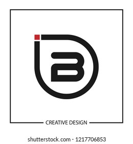 Initial Letter B Logo Template Design Vector Illustration