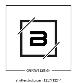 Initial Letter B Logo Template Design Vector Illustration
