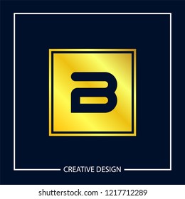Initial Letter B Logo Template Design Vector Illustration