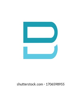 Initial letter B, Letter B Logo Template vector icon illustration
