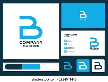 Initial letter B logo. A unique, exclusive, elegant, professional, clean, simple, modern logo. Suitable for your business, company, etc.