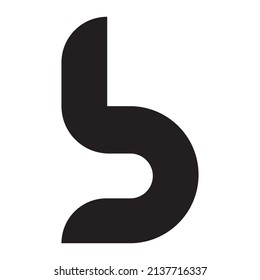 Initial letter B logo vector design template