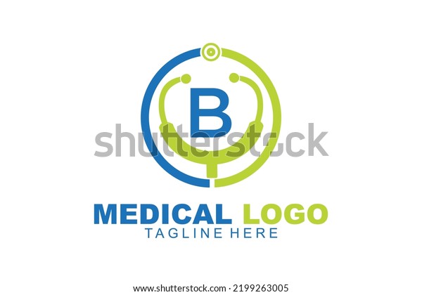 Initial Letter B Medical Logo Stock Vector (Royalty Free) 2199263005 ...