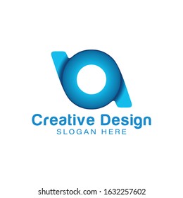 initial letter a b q . modern logo Ideas. Inspiration logo design. Template Vector Illustration. Isolated On White Background