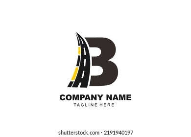 logotipo inicial de la calle de la letra B