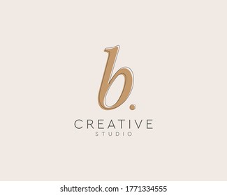 Initial Letter B Watermark Logo Design 库存矢量图（免版税）1771334555 | Shutterstock