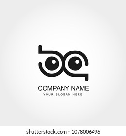 Initial Letter BA Logo Design