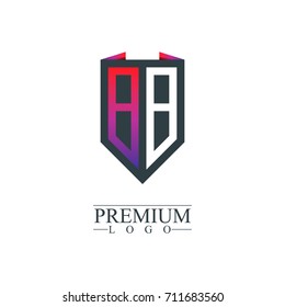 Initial Letter BB Company Design Logo Template