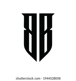 initial letter BB logo or icon monogram. EPS 10