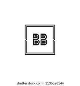 Initial Letter BB Logo Template Design